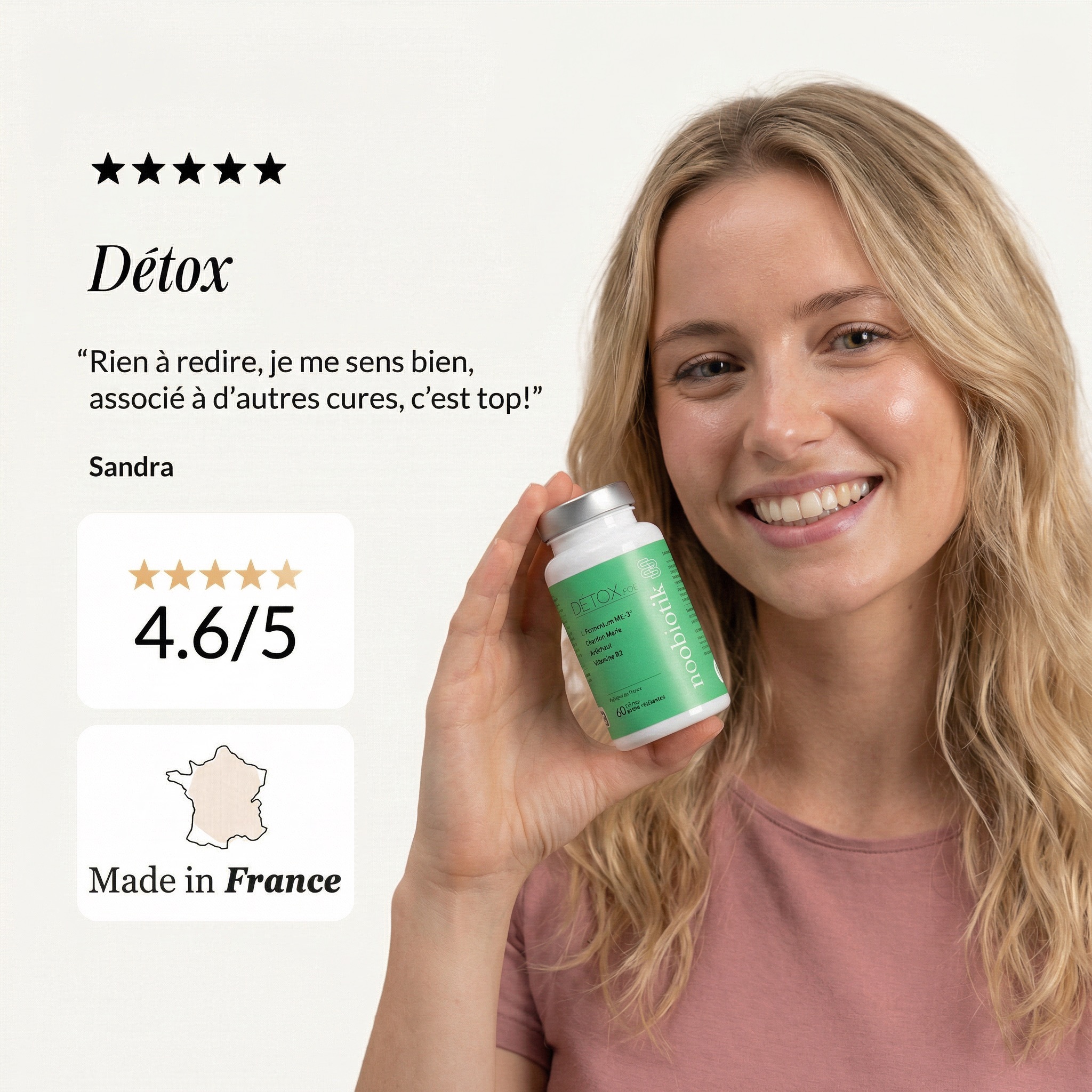 Visuel produit IA cosmétique